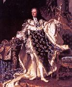Portrait of Louis XV of France Hyacinthe Rigaud